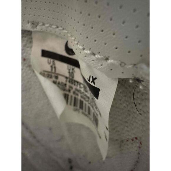 Nike Cortez '72 White Red Swoosh Blue Stripe Lace-Up Sneakers US 11 - Picture 7 of 9